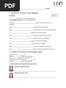 Evaluación de Inglés