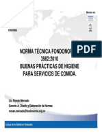 FONDONORMA 3982-2010. R.Mercado Servicios de Comida PDF