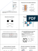 Ejemplo de Aplicación: Propiedades Dieléctricas de Los