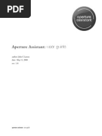 Aperture Assistant User Guide (1.0.55)