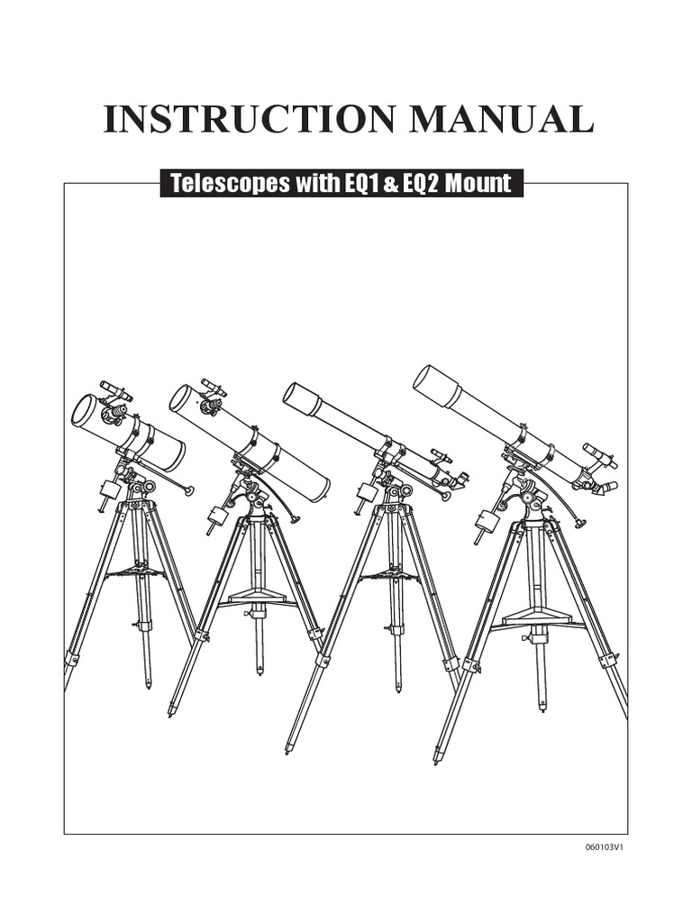 A Comprehensive Guide to Assembling and Operating Telescopes with EQ1