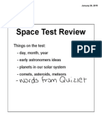 Space Test Review