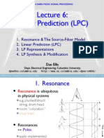 Linear Prediction (LPC)