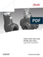 Safety Relief Valves and Double Stop Valves,: Type SFVL and DSVL