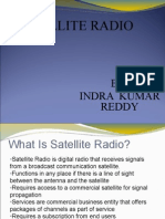 Satellite Radio: BY Indra Kumar Reddy