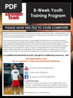 8 Week Training Program For Youth Basketball Players