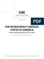 Increasingly Unequal States of America 1917 To 2012