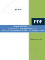 Plan Aktivnosti - Zahtjev Za Okolinsku Dozvolu Podružnica Tešanj PDF