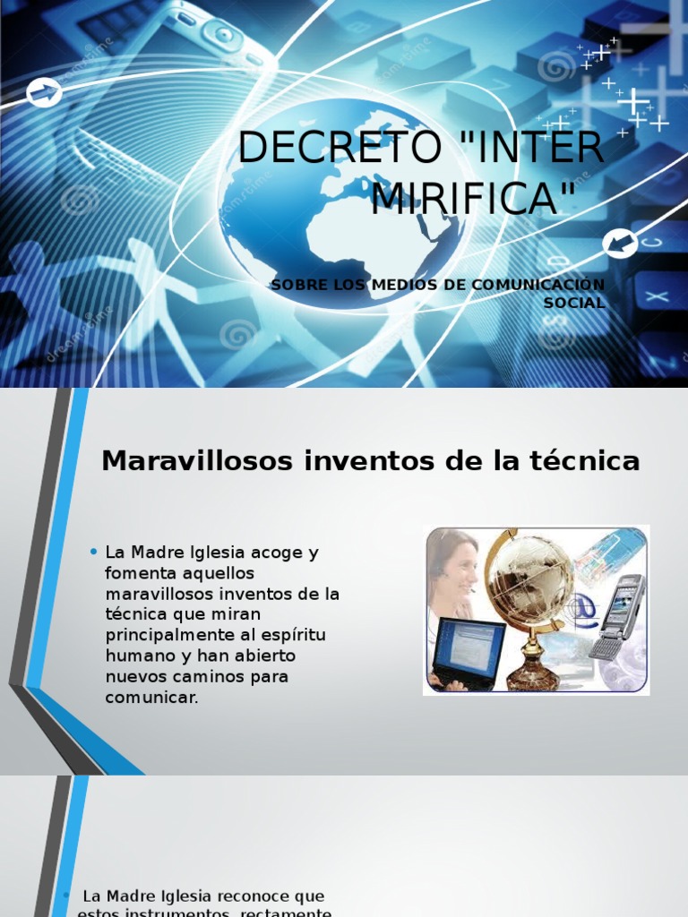 Inter Mirifica: Uso de Medios Sociales | PDF | Santa Sede | Iglesia ...
