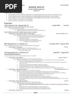 Joseph Artley Resume 1-23-14