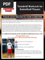 Treadmill Workouts For Basketball Players