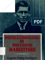 Eugenio CHANG-RODRÍGUEZ - Poética e Ideología en José Carlos Mariátegui