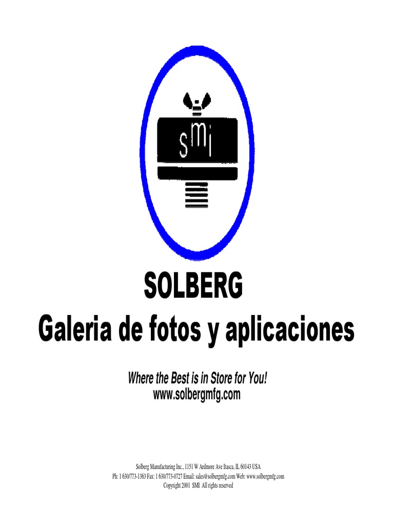 Solberg Filtros | PDF | Bomba | Aluminio