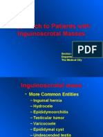 Approach To Patients With Inguinoscrotal Masses: Section of Urology Department of Surgery The Medical City