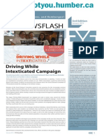Fye Newsflash: Driving While Intexticated Campaign