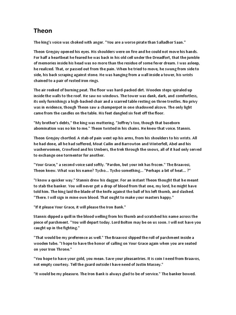 Winds of Winter Sneakpeek Chapters Download Free PDF World Of A