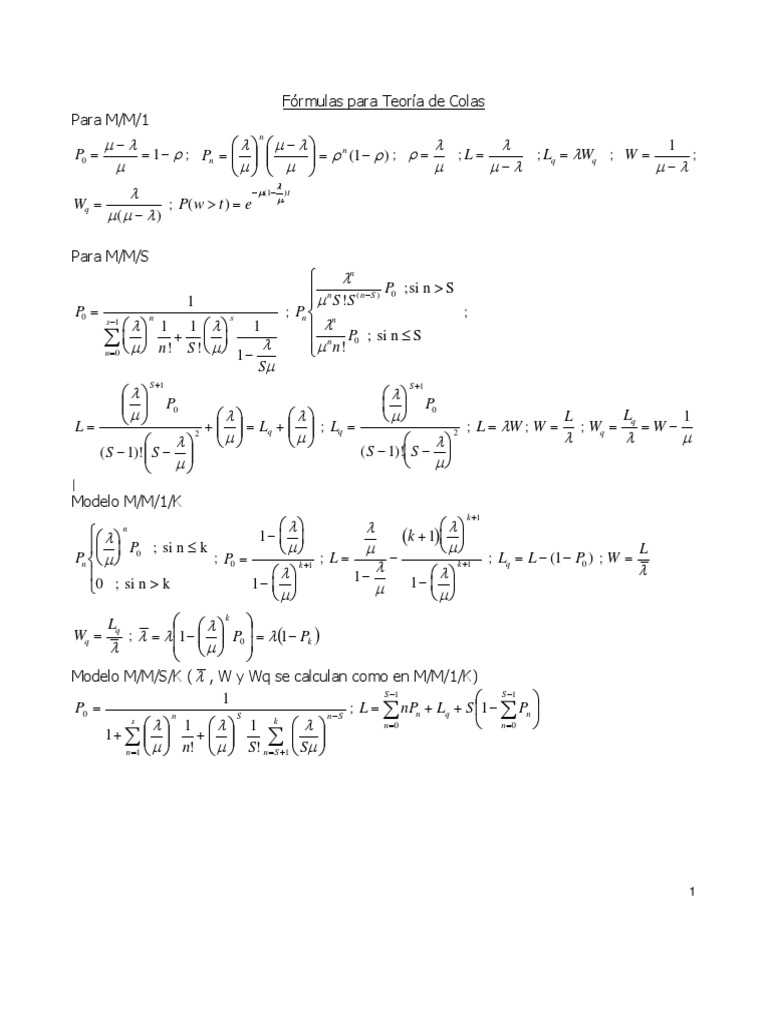 Formulas mm1, mm1n, md1 | PDF