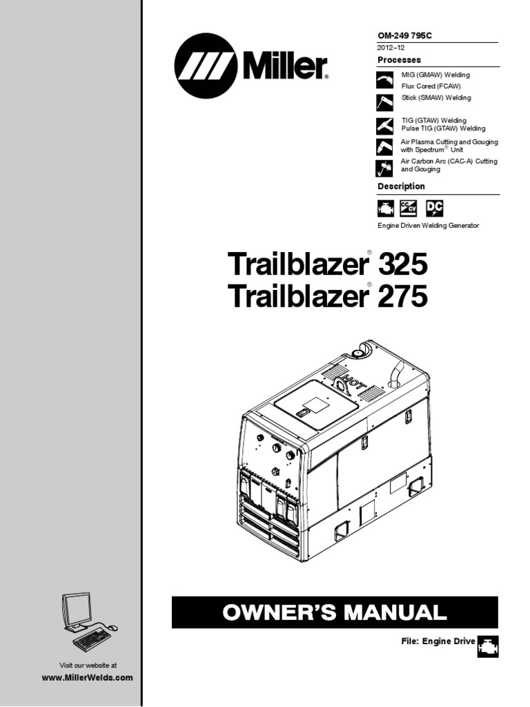 Miller Trailblazer 325 Diesel Manual - Jonesgruel