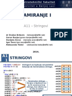 Programiranje C Stringovi