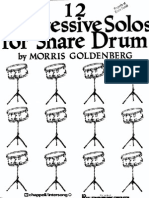 12 Progressive Solos For Snare Drum