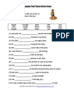 Irregular Past Tense Verbs Clo Ze 2