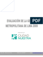 Evaluación  MML 2009 CN