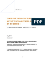 Guide For The Use of Electric Motor Testing Methods Based ON IEC 60034-2-1