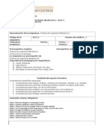 Práctica de Ingeniería Mecánica II 2015-1