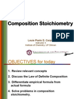 Composition Stoichiometry Problems