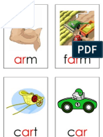 Phonics Flashcards Ar