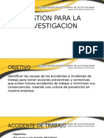 Gestion para La Investigacion