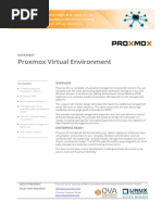 Proxmox VE Datasheet