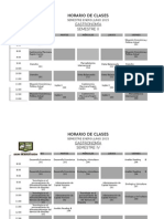 Horarios Semestre Enero Junio 15