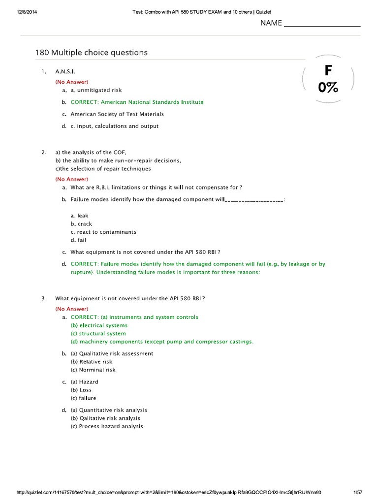 API-580 Echte Fragen