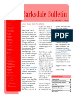 Barksdale Bulletin: Letter From Our President