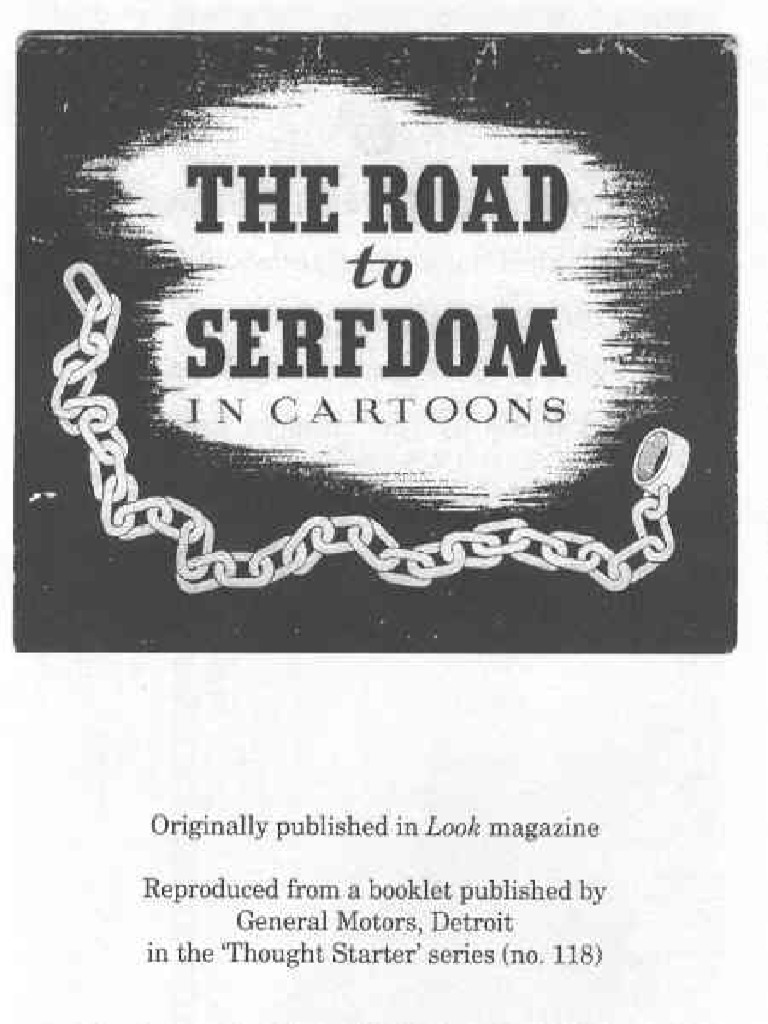 The Road to Serfdom by Friedrich A. Hayek in Cartoons | Political