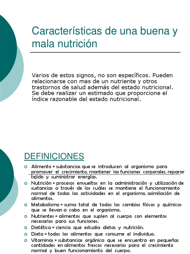 Características de una buena y mala nutrición.pdf