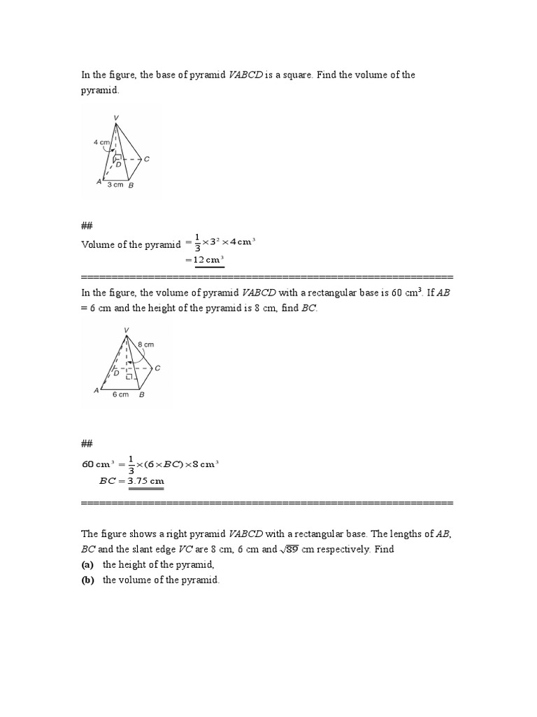 Set 1 Sphere Volume