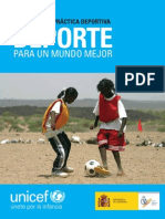 Guía para la práctica deportiva Deporte Para Un Mundo Mejor.