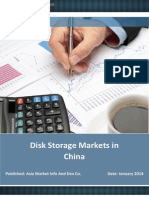 Disk Storage Markets in China: Published: Asia Market Info and Dev Co. Date: January 2014