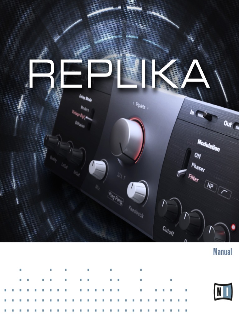 Replika Manual English | Resonance | Synthesizer