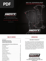 Hoyt Compound Bow Owner's Manual | PDF | Arrow | Archery