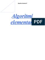 Algoritmi Elementari