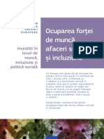 Ocuparea Forței de Muncă, Afaceri Sociale Și Incluziune