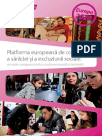 Platforma Europeană de Combatere a Sărăciei Și a Excluziunii Sociale
