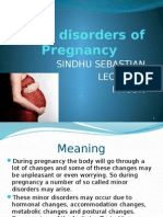 Minor Disorders of Pregnancy For 3rd BSC 2014