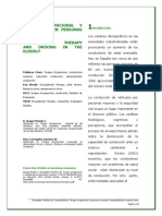 Terapia ocupacion y conducción mayores