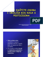 Mjere Zaštite Pri Radu S Pesticidima PDF