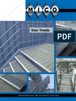 Grating Stair Tread Section