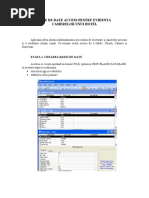 Baze de Date Access Pentru Evidenta